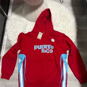 Red Puerto Rico Hoodie